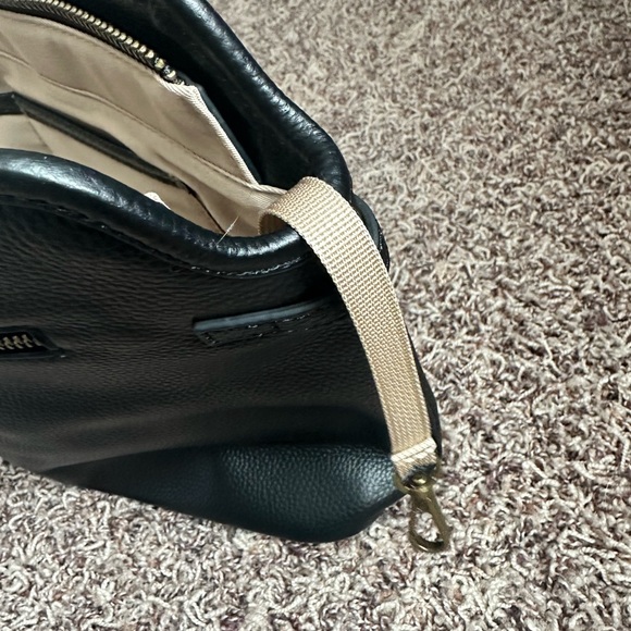 Black Leather Tote Bag - Picture 4 of 4